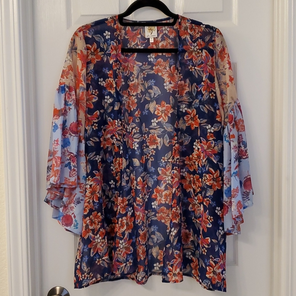 Floral Kimono or Cover-up